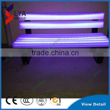 RGB LED Light Chair Outdoor Cheap Garden Bench