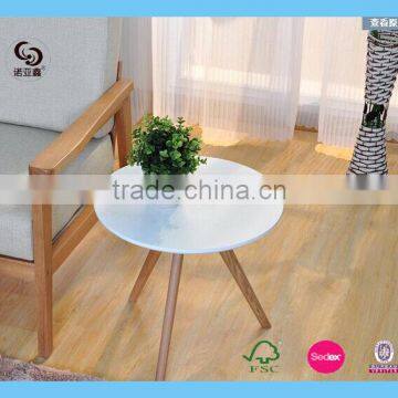 2016 new style hot sale coffee table with solid wood leg
