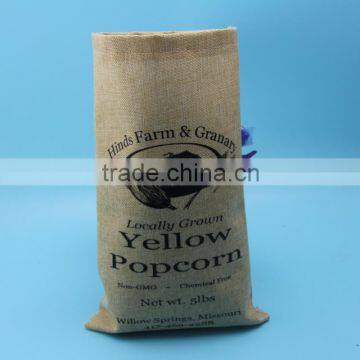 Durable classical eco jute bag for packing wheat