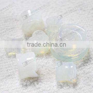 Natural semi precious stone ear plugs