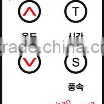 ZF SANYOO Mini thin 6 Keys waterproof keypad access control with Korea print Controller for Korea market