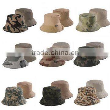 Hot selling camo two sides can wear bucket hat