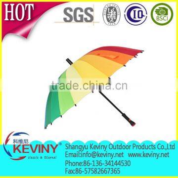 16panels Rain Umbrella With Cheap Price Manufacture by China Parasol Factory photo-6