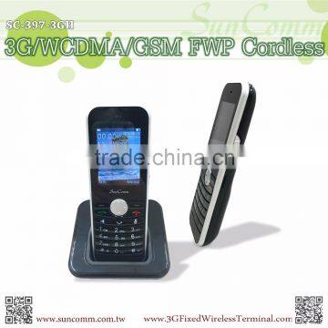 SC-397-GH3G 3G ECDMA Cordless Phone with TFT color LCD, Bluetooth, FM, SMS support