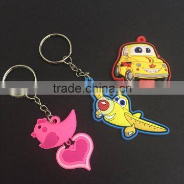 Good quality rubber key chain / custom pvc keychain / plastic silicone keychain
