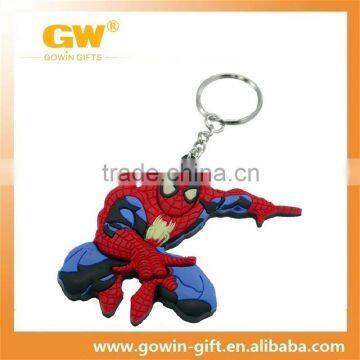 China custom rubber key chain factory