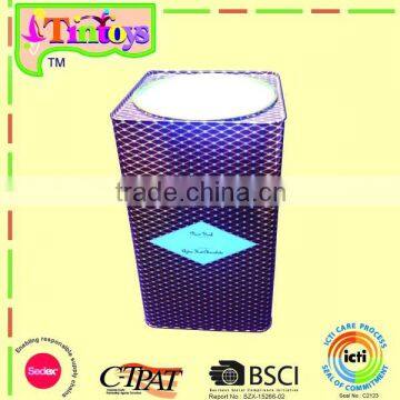 gift storage canister food tin can chocolate tray lid square tin box