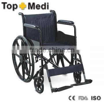 Rehabilitation Therapy Supplies cheap price powder coating steel manual wheelchairs for sale