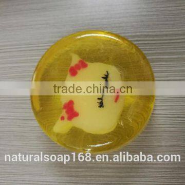 transparent cat soap