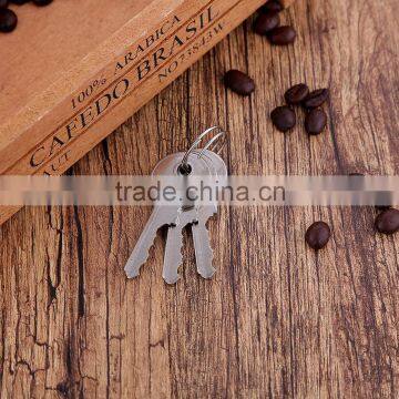Steel Metal Furniture Brass Chain Iron Padlock Keys photo-6