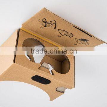 OEM Virtual Reality Headset 3D Cardboard Glasses for Smartphones photo-4
