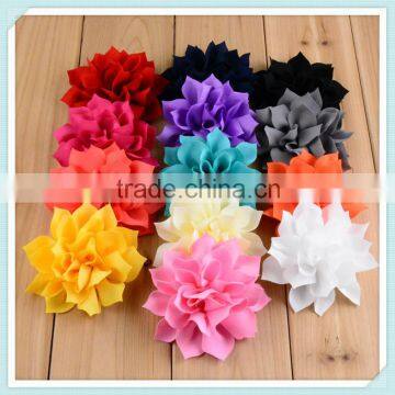 fashion popular lotus flower water lily flower headwear and snow flake jewelry baby hair accessories