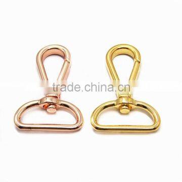 Rose Gold 25mm Metal Swivel Lobster Clasps Hook