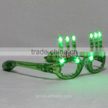 Nightclub Bar Carnival Halloween Christmas Party Supplies, Plastic Light Glasses LED Glasses 10 Lights Fire Shaped Glasses photo-6