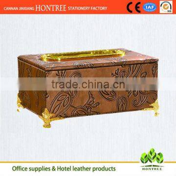 nice design artificial Leather tissue case