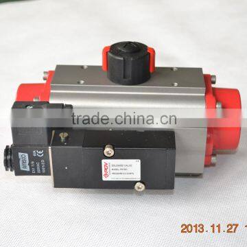 POV made high quality 4m310-08 pneumatic solenoidvalve 12v with actuator