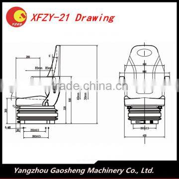 China Made Universal Forklift Seat/XFZY-21/Mechanical Suspension Material Handling Seat photo-2
