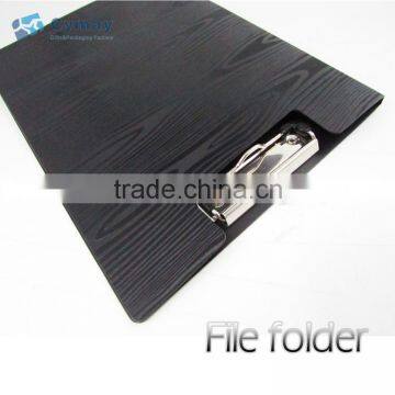 Clip Folder Office Stationery File Portfolio Folder Plastic Cover With Metal Clip photo-4