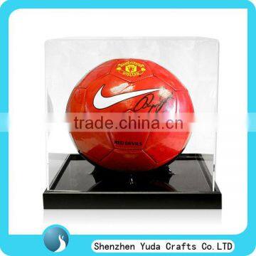 acrylic football box,acrylic soccer ball display case,acrylic football case