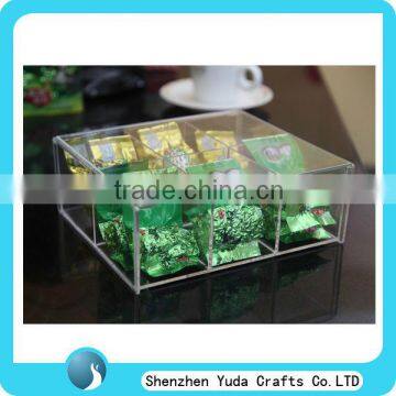 china acrylic tea bag box,acrylic tea bag display box,tea bag storage box