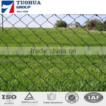 9 gauge galvanized pvc coated chain link fence