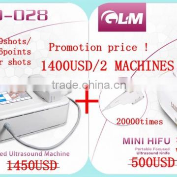 Ultrasound focused ultrashape body slimming machine and hifu face lifting machine promotion