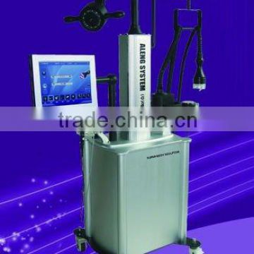 no pain 2012 Vacuum+ Ultrasonic+RF+ Fat rotation weight loss equipment F017