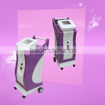 Vertical type multifunctional beauty ipl permanent air removal+laser+anti wrinkle rf facial machine-CE