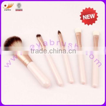 EYA 5pcs colorful makeup brush synthetic hair