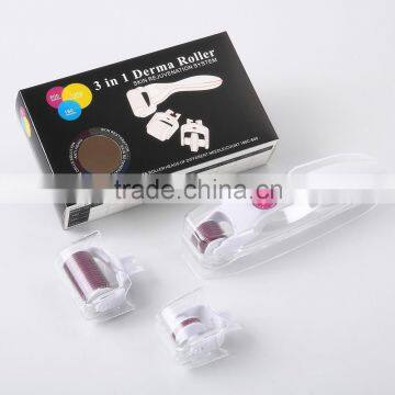 Bestsell 0.5/2.0/1.5mm Heads 3 in 1 Roller 180/600/1200 Micro Needles Skin Recovery photo-5
