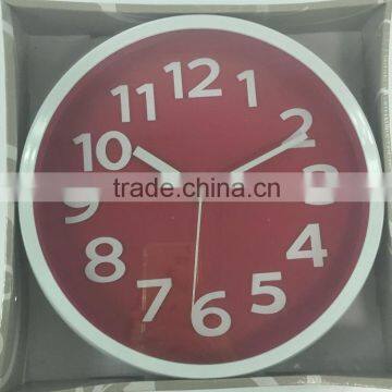 2017 new style decorative plastic digital wall clock themes
