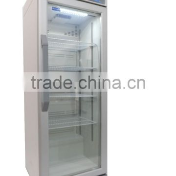 high qulity Blood banks refrigerator pharmacy blood transport cooler glass door refrigerator