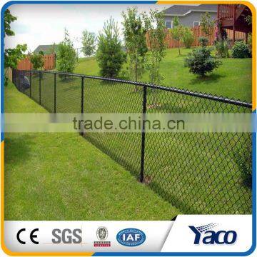 Residential building use Good rigidity 2'' Hole size galvanized chain link fence