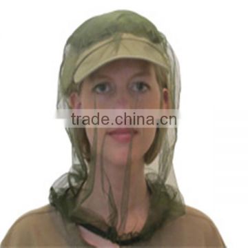 mosquito head net treated,super polyester mosquito net hat for head net mosqitoes