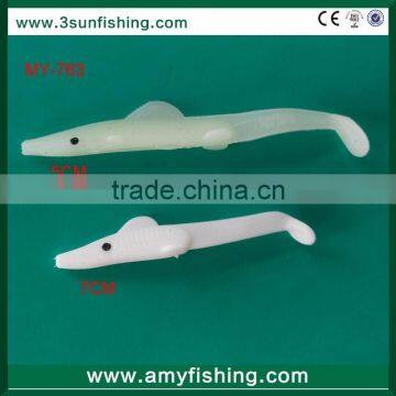 soft lure 5cm 7cm plastic sea eel fishing lure