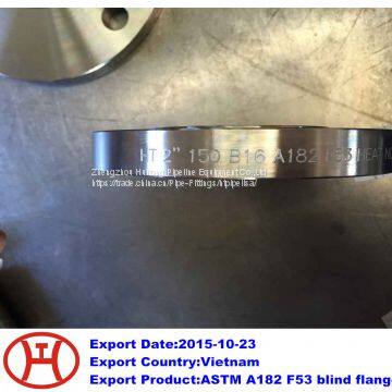 ASTM A182 F53 blind flange