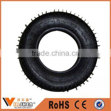 16" pneumatic rubber tire diamond patter 4.00-8 wheelbarrow tyre for wheel barrow