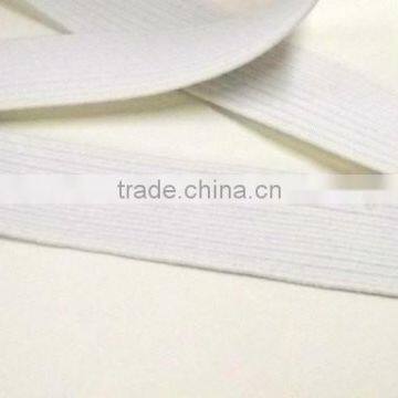 Flat White Elastic, 1" Wide, Sewing Notions, 10 Yds Poly Elastic, Made in the US(
