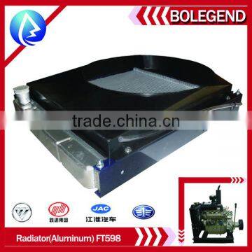 FT598 aluminum radiator for Foton truck