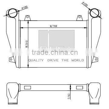 TRUCK FL Classic / FLD-120 INTERCOOLER