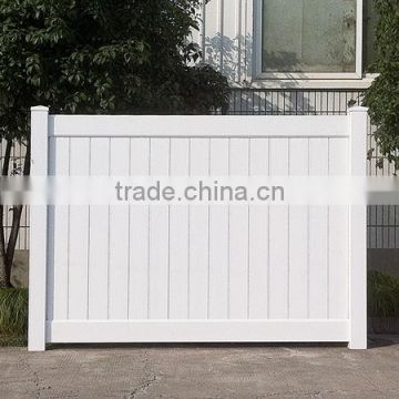 Vinyl Fence / Cheap Vinyl Privacy Fence / White or Tan