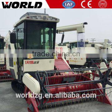 China Made 4LZ-5.0E small wheat mini rice harvester combine machine