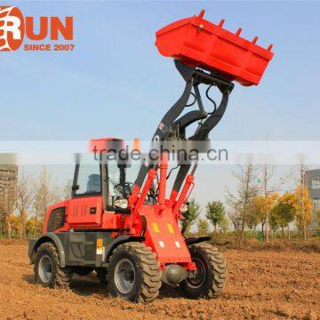 Qingdao Everun Mini Garden Loader 1.0 Ton Small Wheel Loader With Forks photo-6