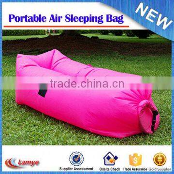 OEM logo printed beach air laybag inflated