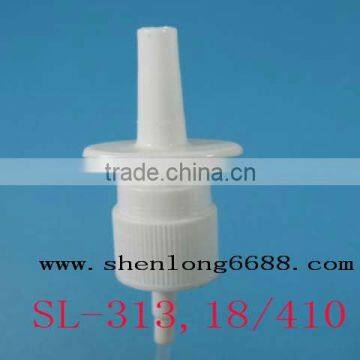 Plastic nasal mist sprayer for cosmetic products or medical product