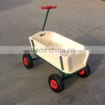 hot sale wooden kids beach trolley pulling cart