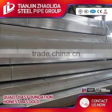 Q195 Q235 Q345 material welded 50x70 galvanized rectangular hollow section for construction use