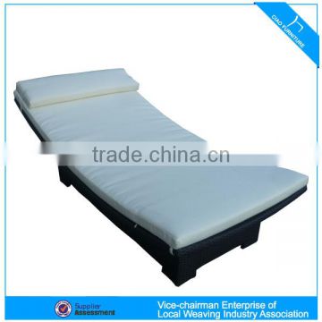 HK-outdoor leisure single rattan sunbed CF639L