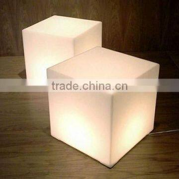 Led cube stool for night club, bar