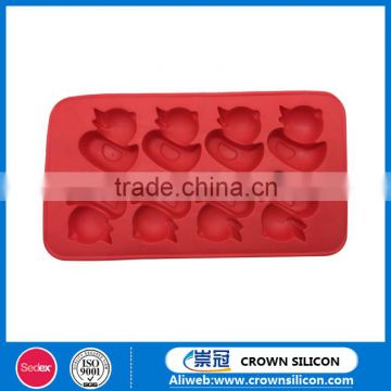 Custom Silicone Ice Cube Tray,Duck Shape Silicone Ice Cube Tray